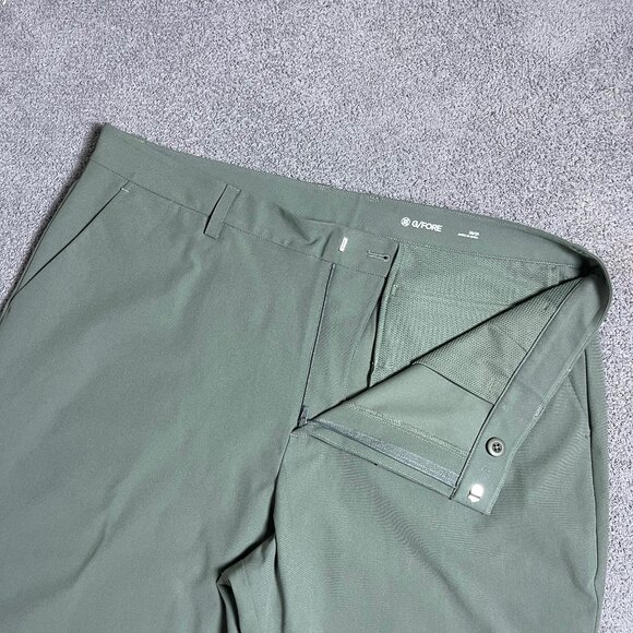 G/FORE Tech Tour 4 Way Stretch Straight Leg Golf Pants Olive Green Men's 38x30 - Picture 4 of 9